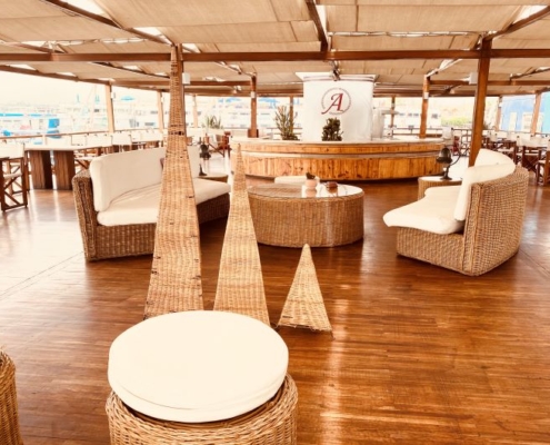 Luxury Nile Cruise Yacht Alexander the Great Club Deck