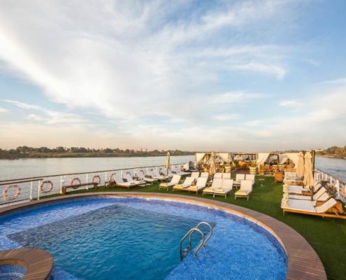 MS Farah Luxury Nile Cruise pool