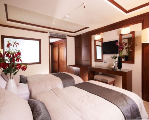 MS Farah Luxury Nile Cruise cabin twin-bed