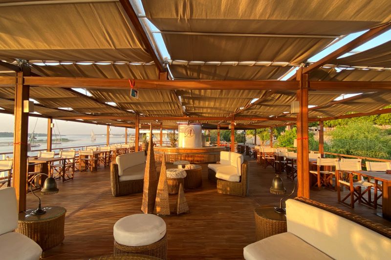 Alexander The Great Bar Aswan Club deck