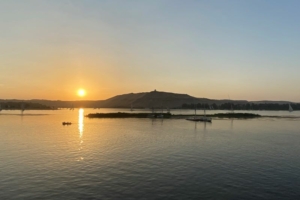 Sonnenuntergang am Nil Assuan