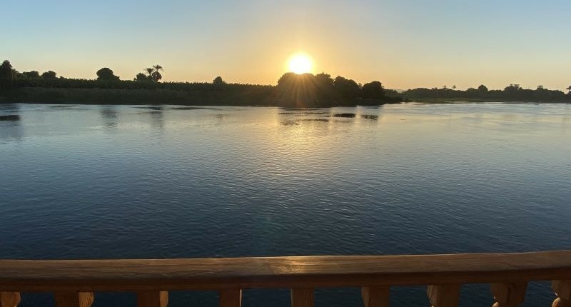Sonnenuntergang auf dem Nil