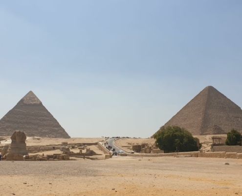 Kairo Pyramiden Gizeh und Sphinx